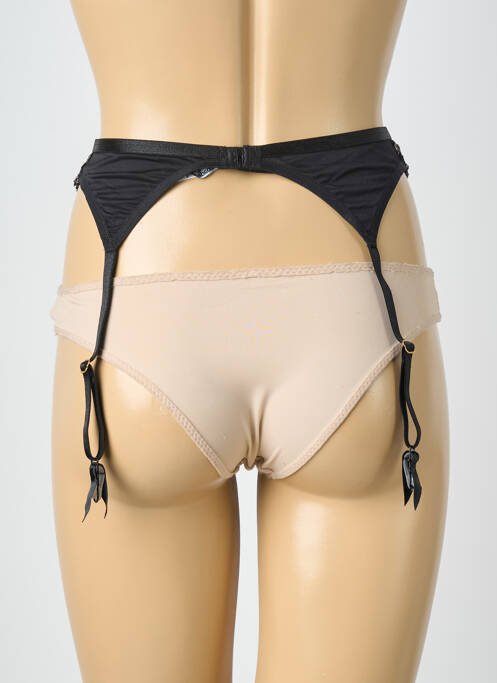 Guêpière/porte-jarretelle broderie noir AUBADE femme