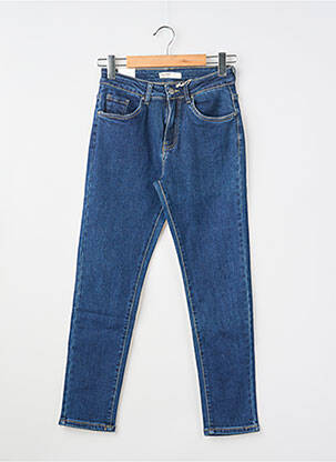 Jeans coupe slim stretch taille normale bleu NINA CARTER femme