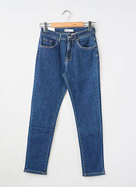 Jeans coupe slim stretch taille normale bleu NINA CARTER femme