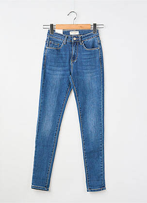 Jeans coupe slim stretch taille normale bleu NINA CARTER femme
