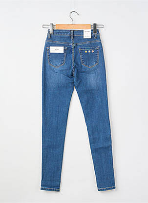Jeans coupe slim stretch taille normale bleu NINA CARTER femme
