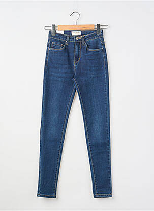 Jeans coupe slim stretch taille normale bleu fonce NINA CARTER femme