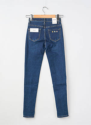 Jeans coupe slim stretch taille normale bleu fonce NINA CARTER femme