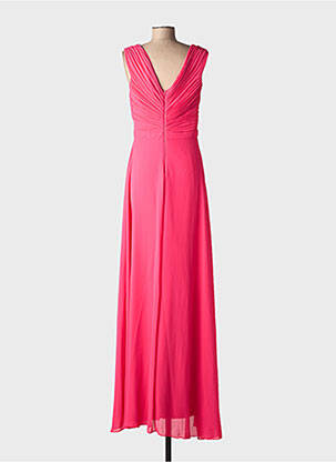 Robe longue sans manche sans manche rose EVA & LOLA femme