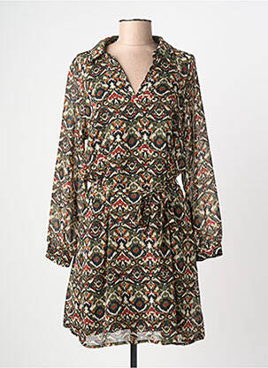 Robe mi-longue vert DEELUXE femme