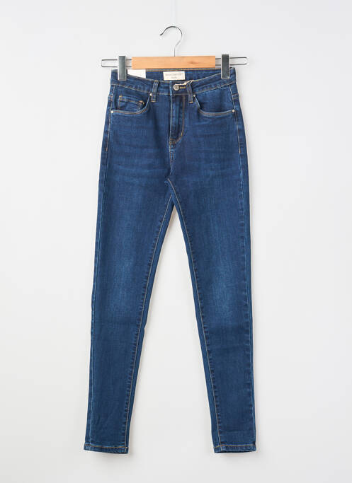 Jeans coupe slim stretch taille normale bleu fonce NINA CARTER femme