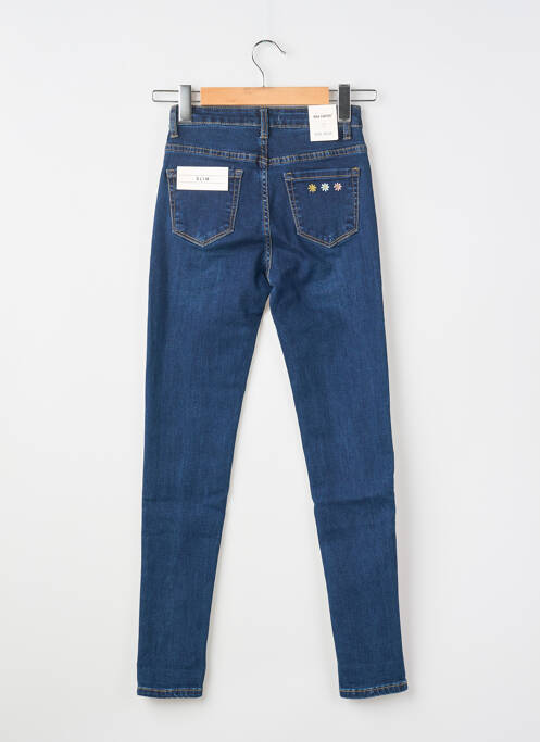 Jeans coupe slim stretch taille normale bleu fonce NINA CARTER femme