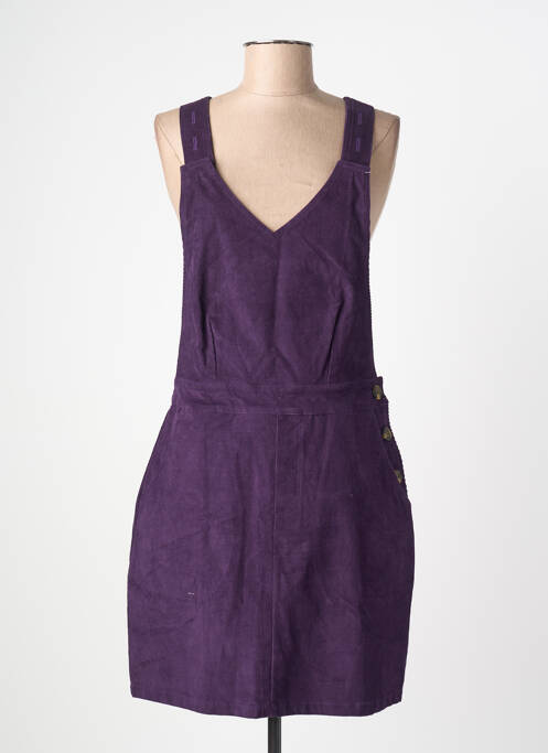 Robe mi-longue sans manche sans manche violet PRINCESSE NOMADE femme