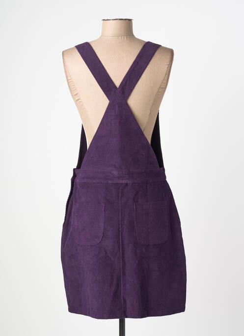 Robe mi-longue sans manche sans manche violet PRINCESSE NOMADE femme