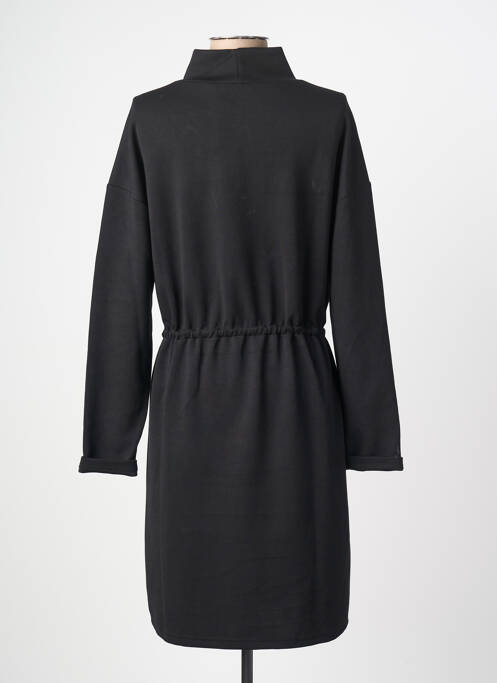 Robe mi-longue manches longues manches longues noir FRANSA femme
