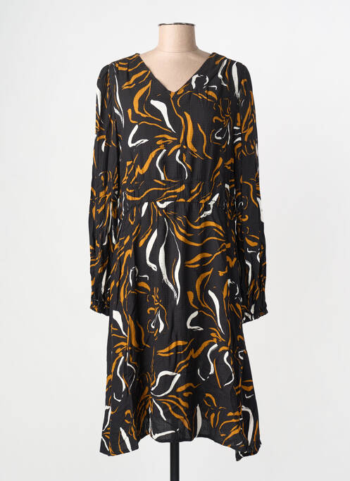 Robe mi-longue noir FRANSA femme