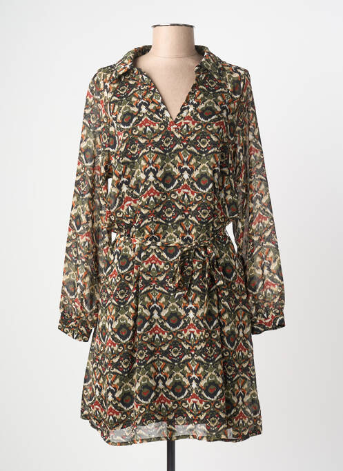 Robe mi-longue vert DEELUXE femme