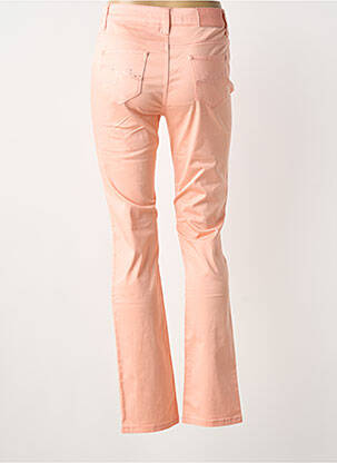 Jeans coupe slim stretch taille normale rose KY CREATION femme