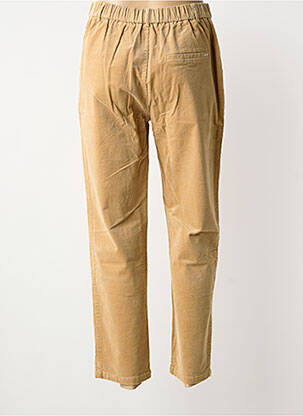 Pantalon droit stretch taille normale beige DEELUXE femme