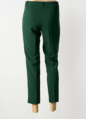 Pantalon 7/8 stretch taille normale vert fonce HIPPOCAMPE femme