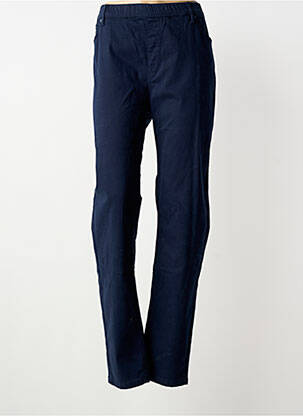 Jegging tissage popeline taille normale bleu S.QUISE femme