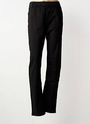 Jegging tissage popeline taille normale noir S.QUISE femme