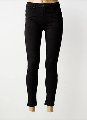 Pantalon 7/8 stretch taille normale noir NINA CARTER femme