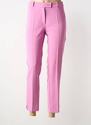 Pantalon 7/8 stretch taille normale rose HIPPOCAMPE femme