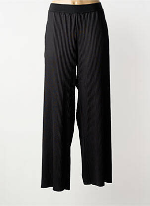 Pantalon large taille normale taille normale noir MAT. femme