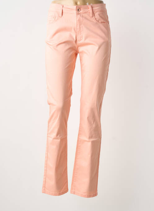 Jeans coupe slim stretch taille normale rose KY CREATION femme