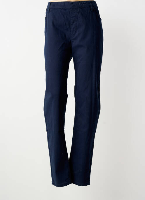 Jegging tissage popeline taille normale bleu S.QUISE femme