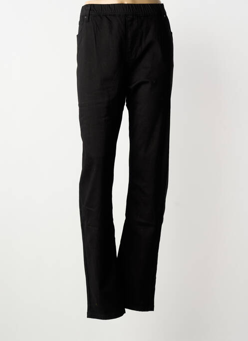 Jegging tissage popeline taille normale noir S.QUISE femme