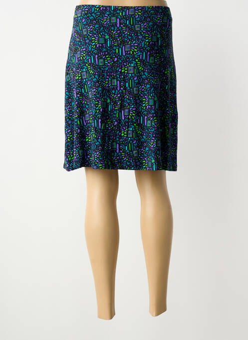 Jupe mi-longue coupe droite noir PRINCESSE NOMADE femme