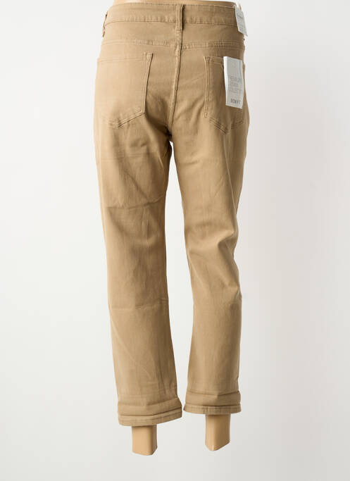 Pantalon 7/8 stretch taille normale beige G-SMACK femme
