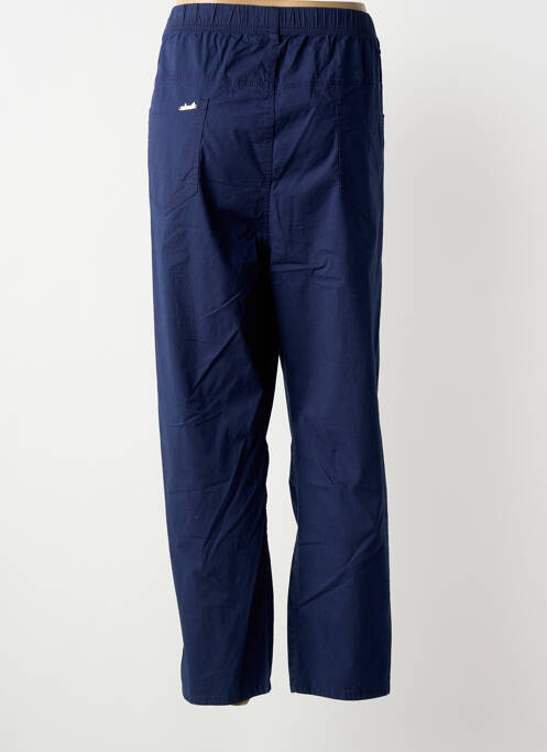 Pantalon 7/8 stretch taille normale bleu S.QUISE femme