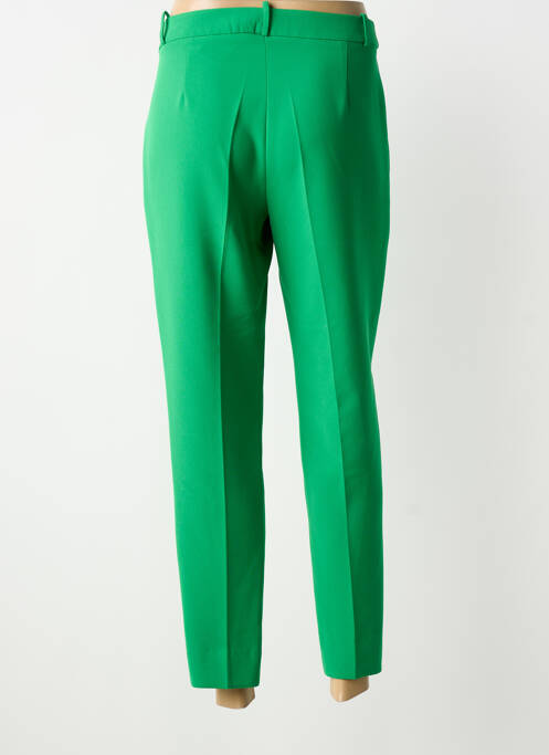 Pantalon 7/8 stretch taille normale vert HIPPOCAMPE femme