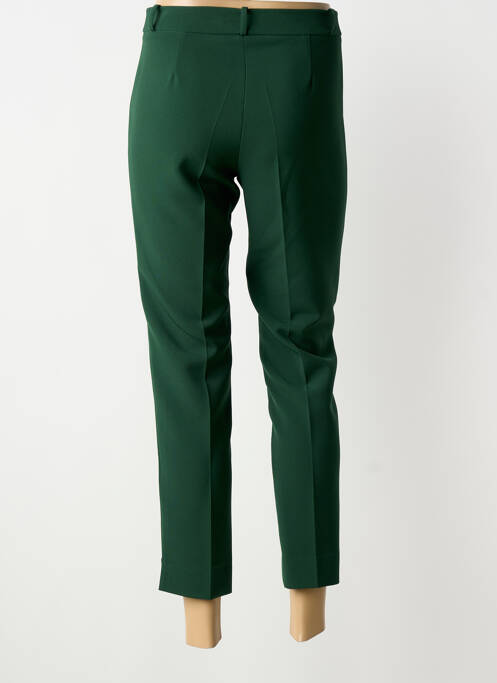 Pantalon 7/8 stretch taille normale vert fonce HIPPOCAMPE femme