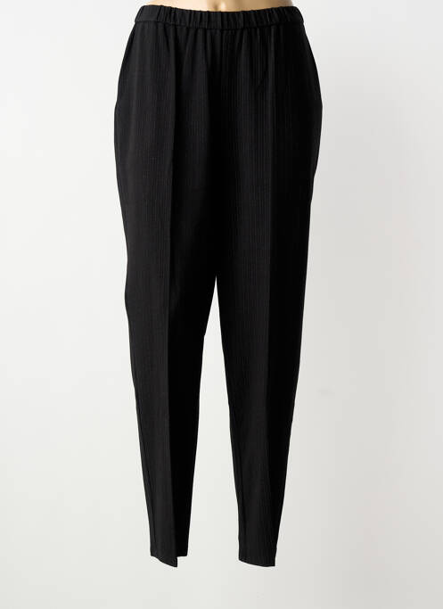 Pantalon droit stretch taille normale noir GEVANA femme