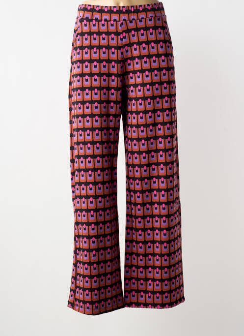 Pantalon large taille normale taille normale violet PRINCESSE NOMADE femme