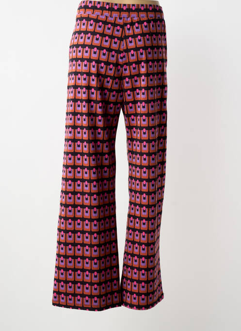 Pantalon large taille normale taille normale violet PRINCESSE NOMADE femme