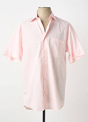 Chemise manches courtes poches rose BELLONI homme