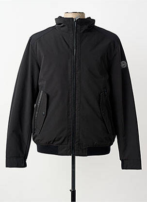 Doudoune poches sans capuche noir S4 JACKETS homme
