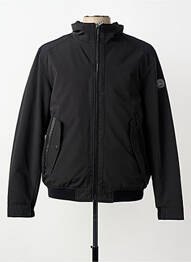 Doudoune manches longues sans capuche noir S4 JACKETS homme
