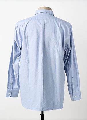 Chemise manches longues coupe droite bleu BELLONI homme