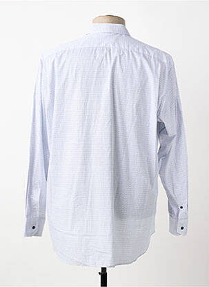 Chemise manches longues imprimé fantaisie bleu BELLONI homme