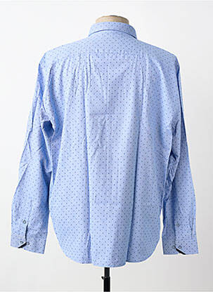 Chemise manches longues poches bleu CAPTEN homme