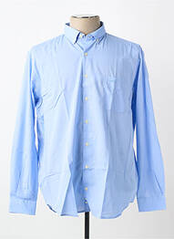 Chemise manches longues poches bleu DARIO BELTRAN homme