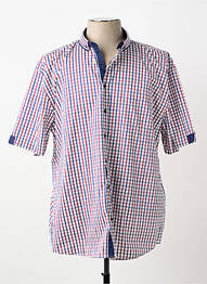 Chemise manches courtes poches rouge CAP 10 TEN homme