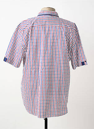 Chemise manches courtes poches rouge CAP 10 TEN homme