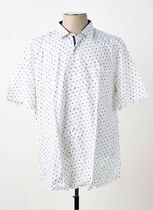 Chemise manches courtes poches beige LUI homme