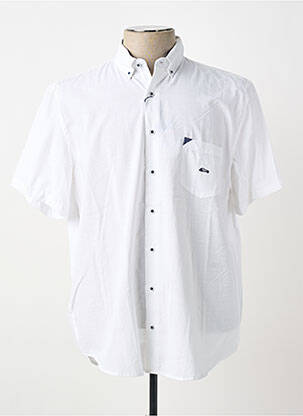 Chemise manches courtes poches blanc DARIO BELTRAN homme