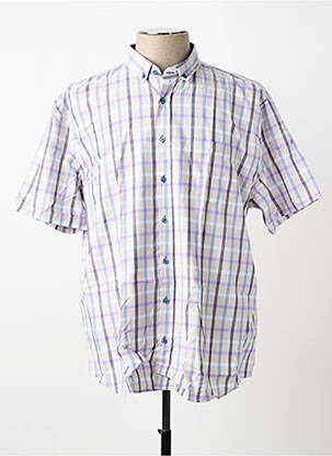 Chemise manches courtes poches beige CAP 10 TEN homme