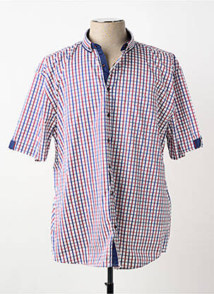 Chemise manches courtes poches rouge CAP 10 TEN homme