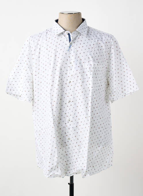 Chemise manches courtes poches beige LUI homme