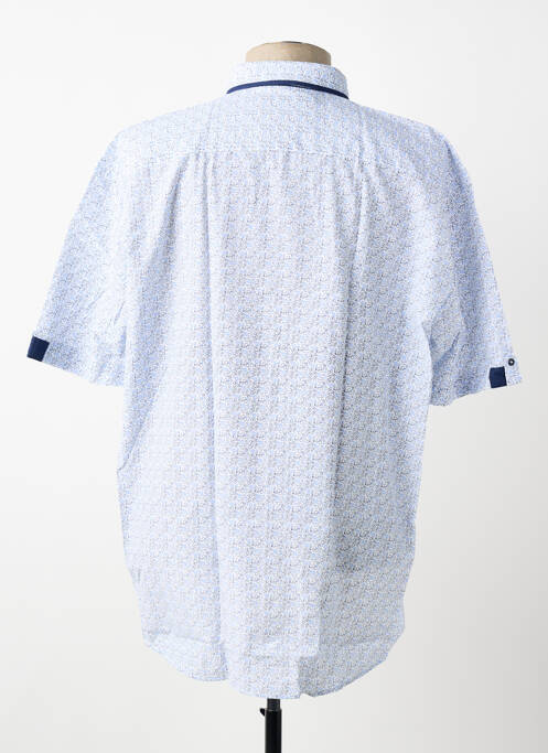 Chemise manches courtes poches bleu CAP 10 TEN homme